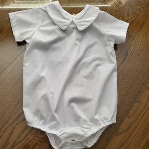 TBBC White Peter Pan Collar Onesie
